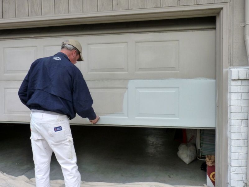  How To Keep Garage Door Panels From Sticking After Painting with Simple Design