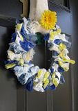 Need Some Curb Appeal? Dress up Your Front Door with a DIY Rag Wreath