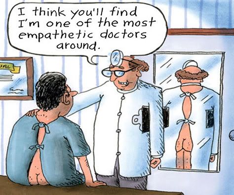 Empathetic doctor