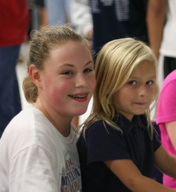 Caroline and friend