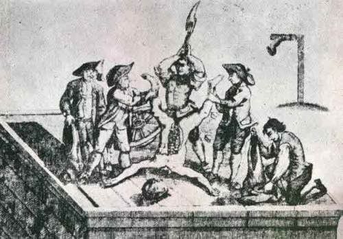 hanged drawn quartered 15 Cara Hukuman Mati Paling Mengerikan