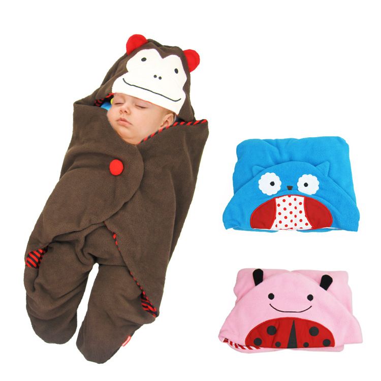 BABY MONKEY SWADDLE BLANKET WRAP SLEEPING BAG HOOD FOOTMUFF GROWBAG 2014 new eBay