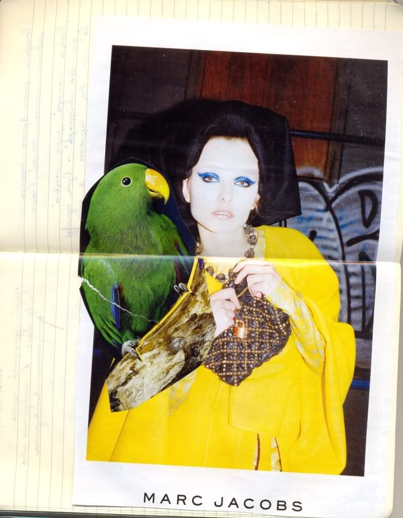 Marc Jacobs Ad and Parrot