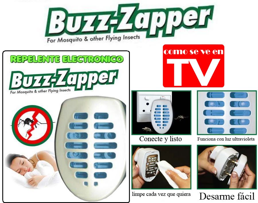 Red Novedades Tv - Buzz Zapper Repelente Electronico Para Mosquitos E ...