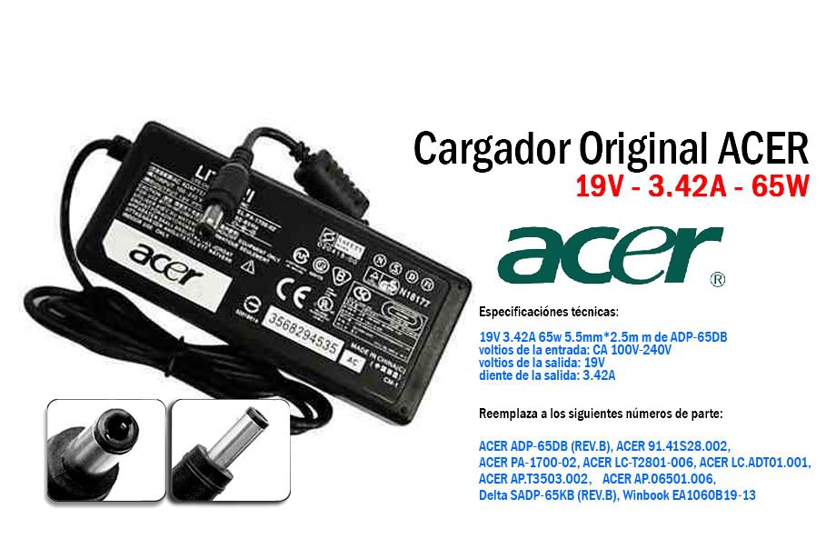  - cargadorAcer19-3-42A