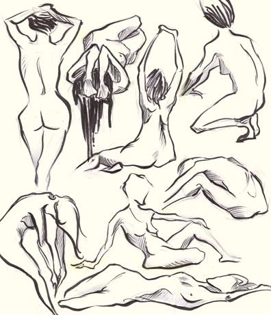 gesture figure drawings. Figure Drawing Session #2