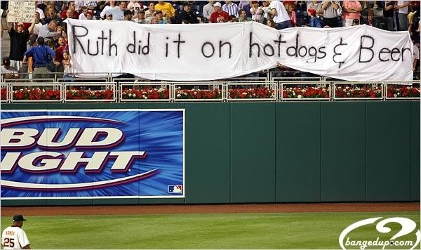 Hot dogs and beer