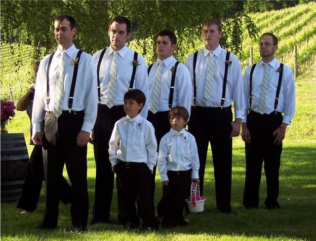 The boys with the groomsmen