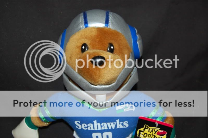 NWT 15 Plush Seattle Seahawks Football 2000 NFL BEAR  