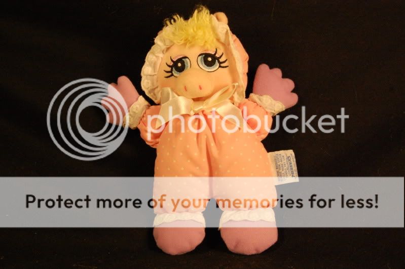 Plush Muppet Babies Eden Miss Piggy Rattle Lovey Toy  
