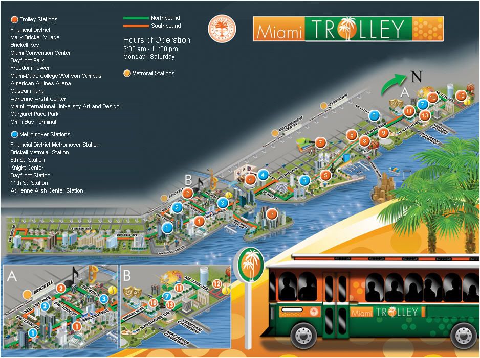 Biscayne & Brickell Stops
